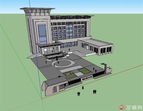 現(xiàn)代風(fēng)格煤礦辦公樓建筑設(shè)計中的SU模型與BIM技術(shù)開發(fā)應(yīng)用
